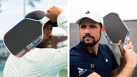JOOLA this week release two custom, limited edition paddles in collaboration with two of the company's pro players: Chuck Taylor and Dekel Bar.