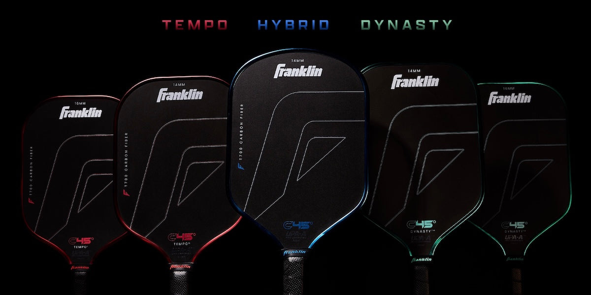 Expert review of the new Franklin C45 series pickleball paddles