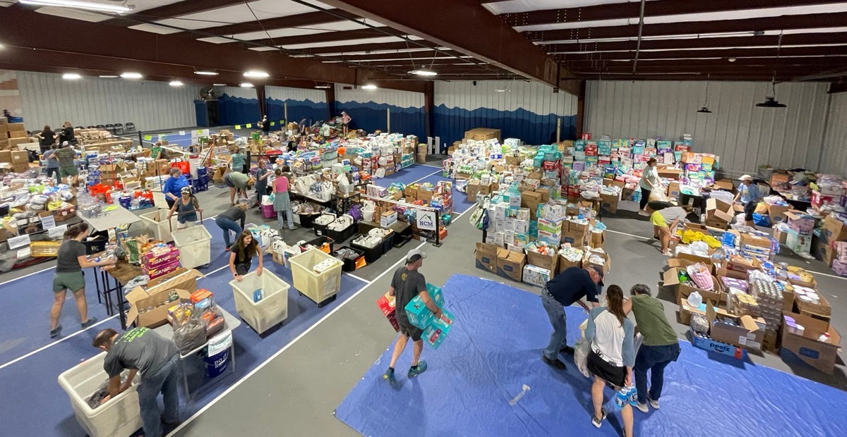 Pickleball Facility in North Carolina Becomes Hurricane Relief Command Center