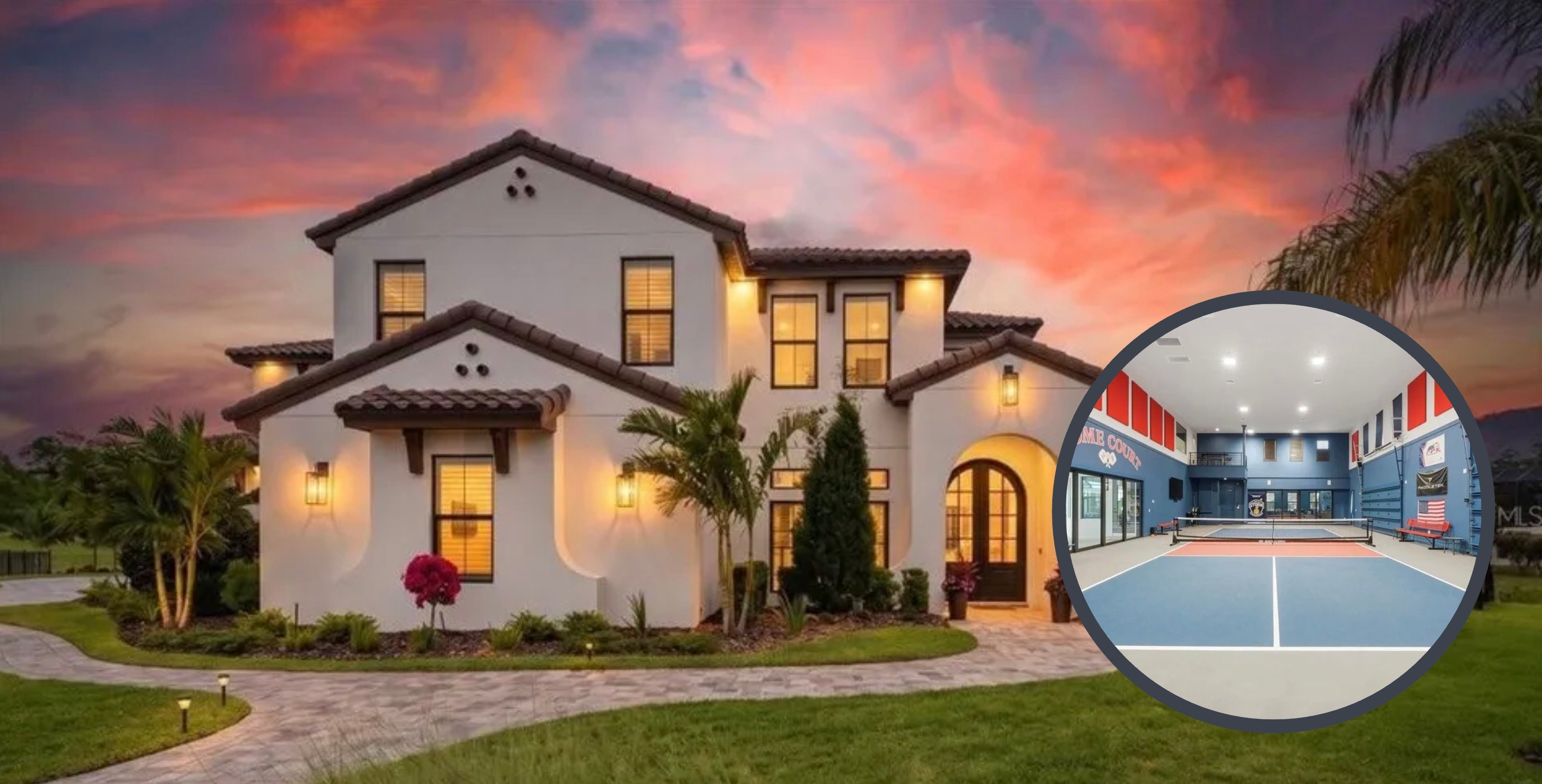 This epic house with pickleball court in Lakeland, Florida, could be yours for $2.69M