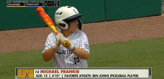 Michael Frankie, a 12-year-old playing in the Little League World Series, listed Ben Johns as his favorite athlete.