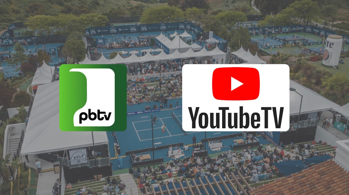 Pickleballtv has officially launched on YouTube TV
