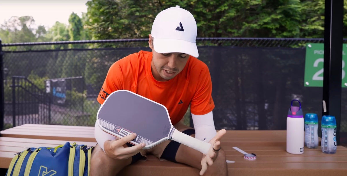 How world No. 1 pickleball player Ben Johns sets up his JOOLA Perseus Pro IV paddle