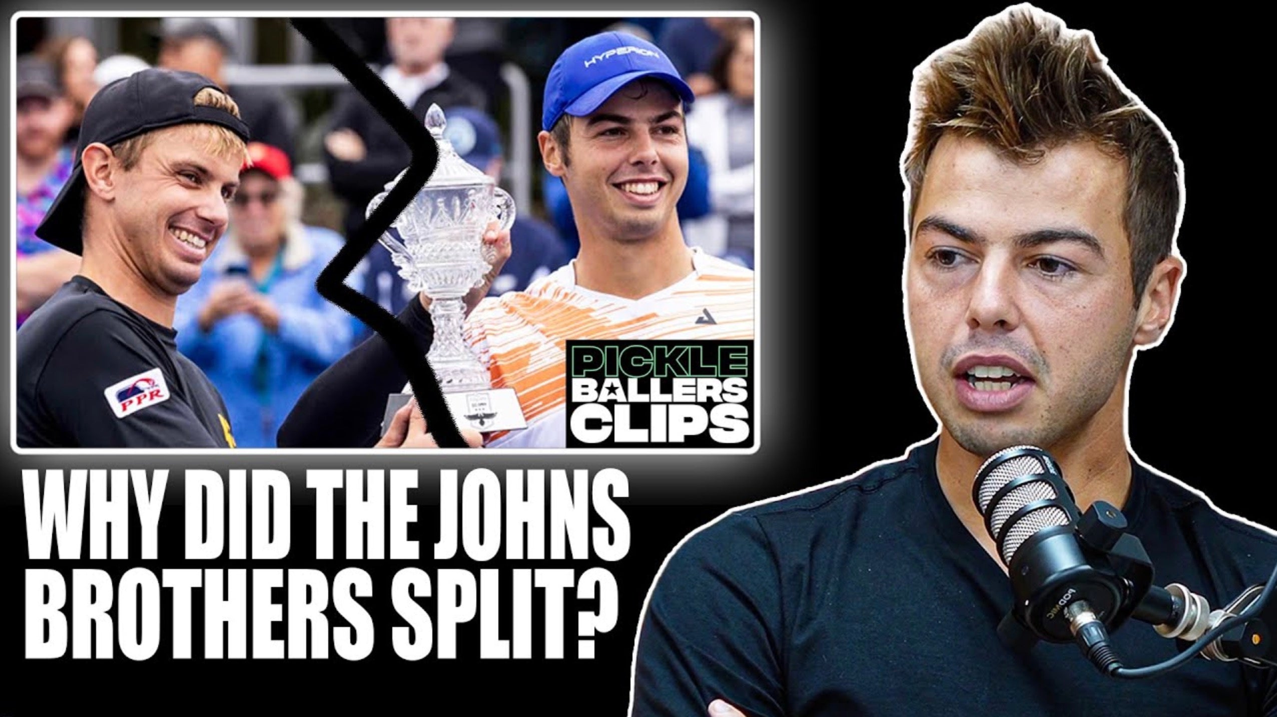 Ben Johns opens up about difficult split with brother and doubles partner Collin Johns