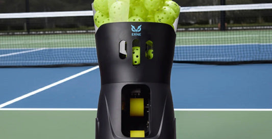 ERNE recently released the Dink + Drop Pro, a more compact version of their popular ball machine.