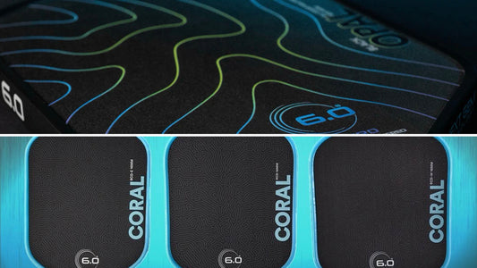 Six Zero recently released its Black Opal and Coral pickleball paddles.