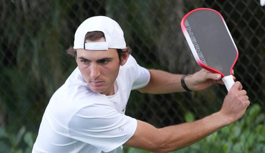 Eric Oncins recently signed a paddle and equipment contract with Engage Pickleball.