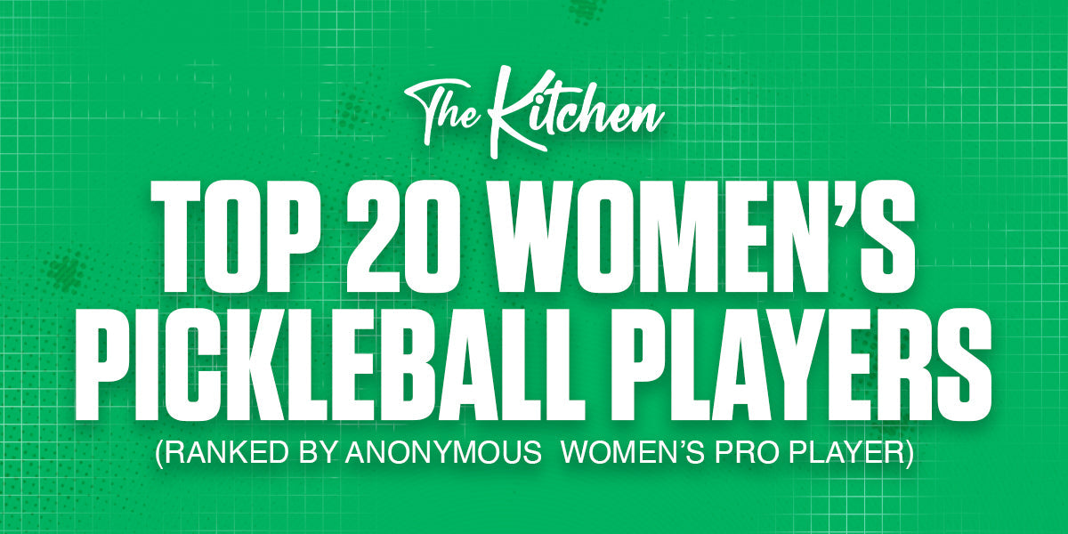 The top 20 women's pickleball players, ranked by anonymous pro