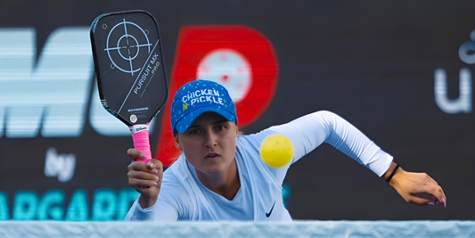 MLP image of a player about to slam a pickleball