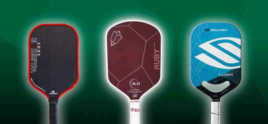 The Diadem Warrior Edge, the Six Zero Ruby, and the Selkirk Lux paddles, all considered great for control