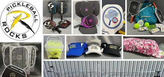 Some of the items up for bid in the Pickleball Rocks bankruptcy auction