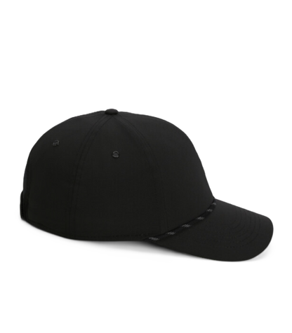 Black Performance Rope Hat