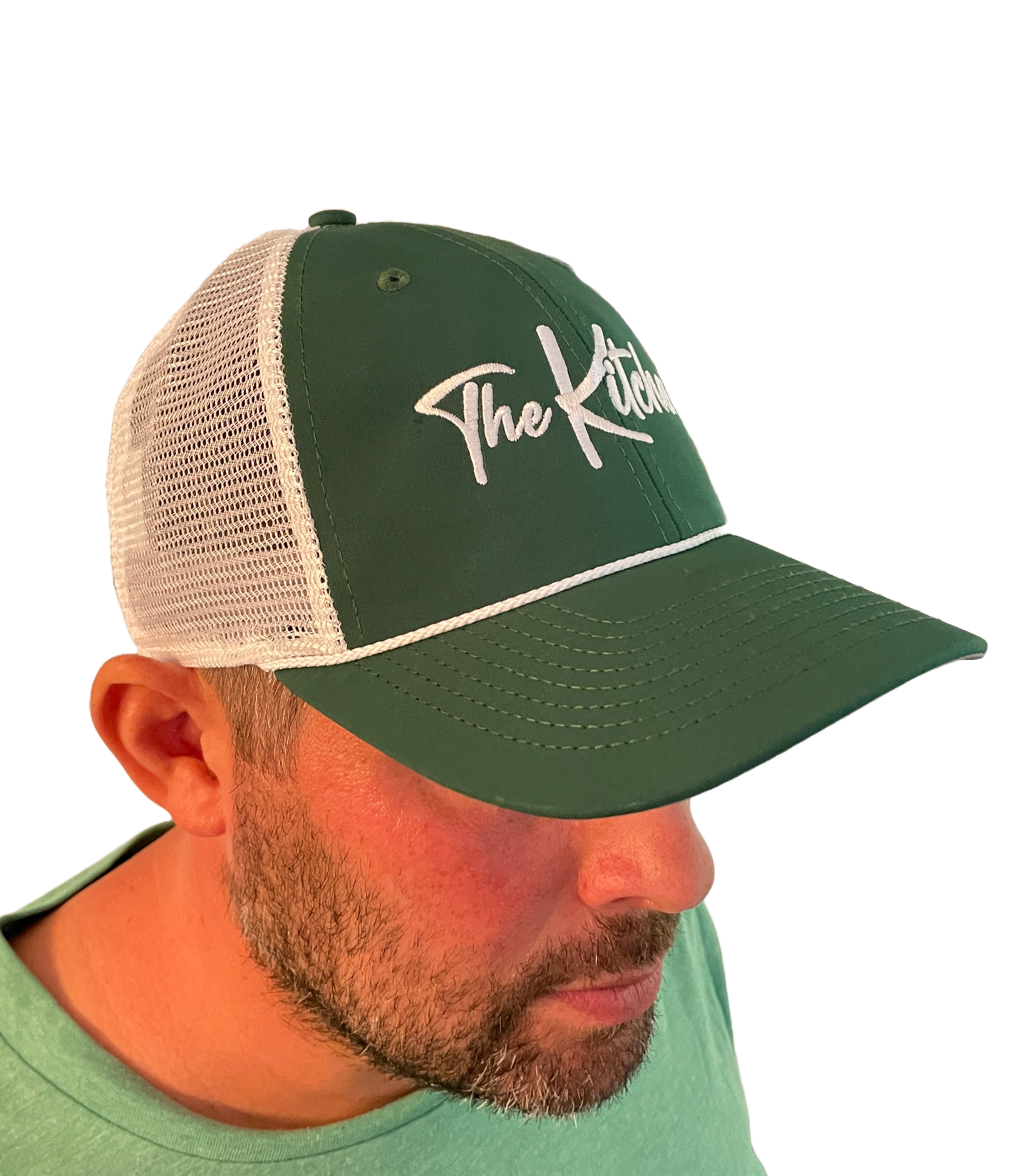 Green/White Trucker Hat
