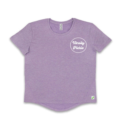 Women's Performance Tech Short Sleeve Shirt Circle Logo (Lilac)